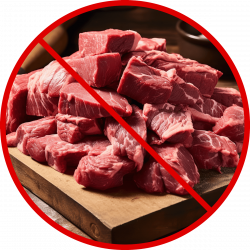 Meats Rare or raw meats